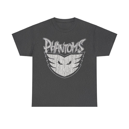 Philadelphia Phantoms Pennsylvania White Logo Ice Hockey T-shirt