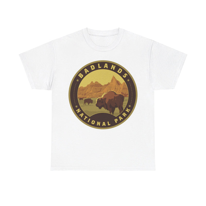 Load image into Gallery viewer, Badlands National Park South Dakota Round Logo T-shirt
