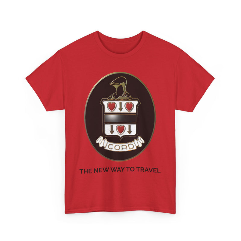 Load image into Gallery viewer, Classic Cord Automobile The New Way to Travel Logo T-shirt
