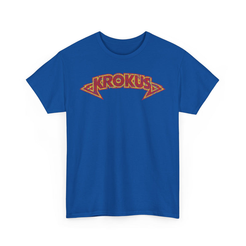 Load image into Gallery viewer, Krokus Swiss Heavy Metal Rock Band Logo T-shirt
