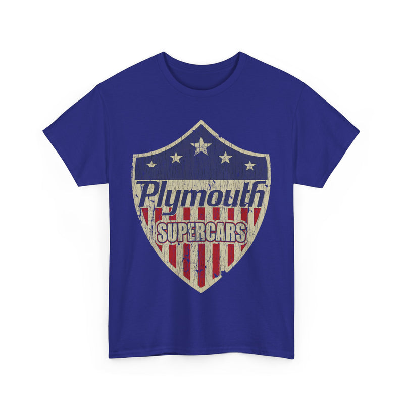 Load image into Gallery viewer, Plymouth Supercars Logo Nostalgic Car T-shirt
