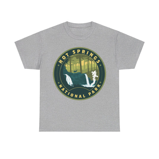 Hot Springs National Park Arkansas Round Logo T-shirt