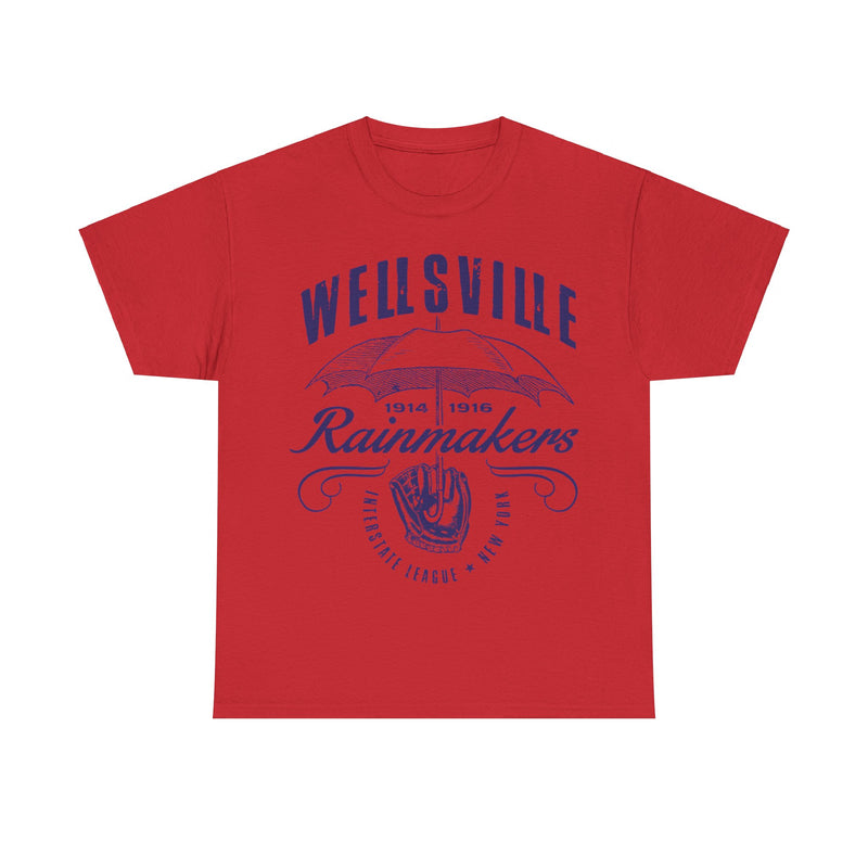 Load image into Gallery viewer, Wellsville Rainmakers Est 1914 New York Baseball T-shirt
