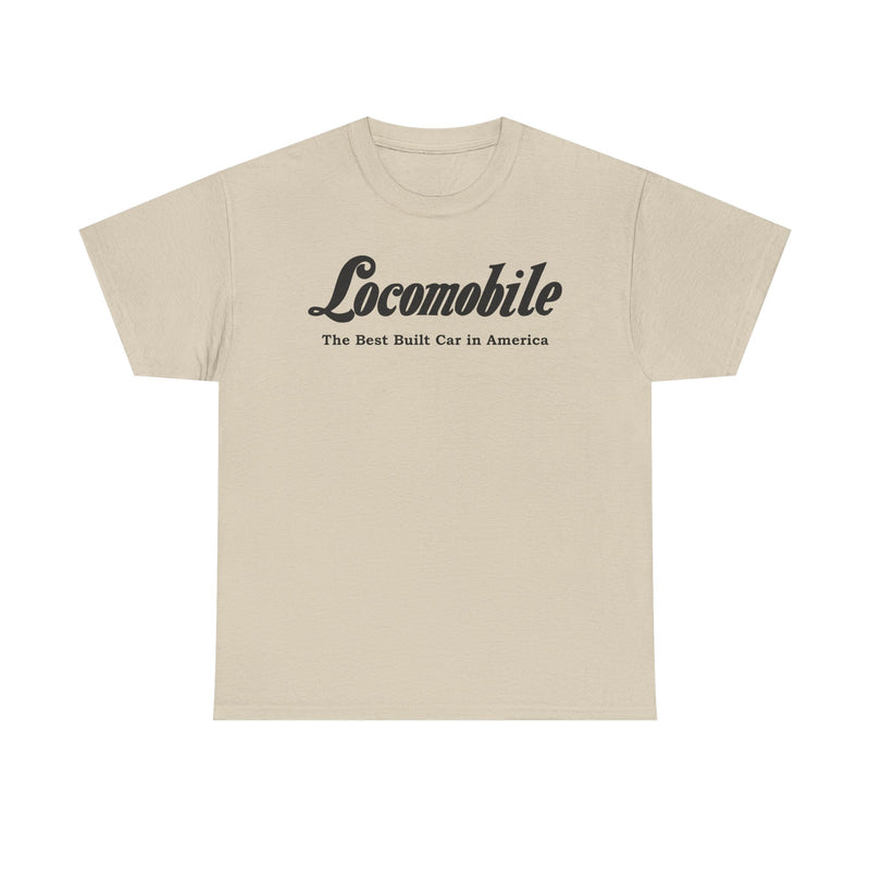 Load image into Gallery viewer, Locomobile The Best Built Car in America Vintage Script T-shirt
