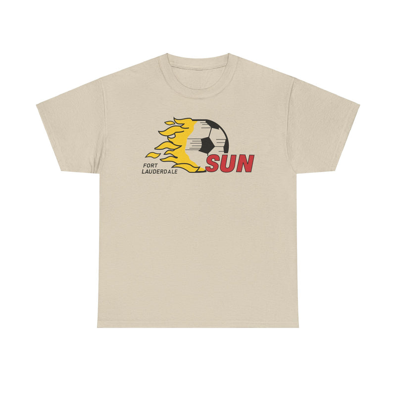 Load image into Gallery viewer, Fort Lauderdale Sun United Soccer League 1984 Logo T-shirt
