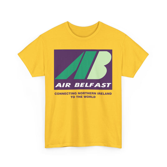 Air Belfast Connecting Northern Ireland Vintage Airline Logo Aviation T-shirt