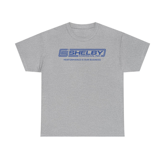 Shelby American Inc Performance Is Our Business Cobra Logo T-shirt