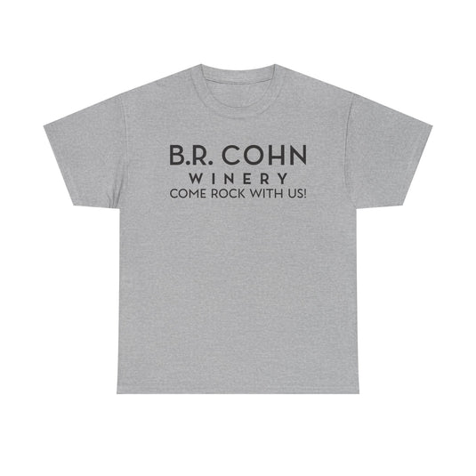 B.R. Cohn Winery T-Shirt Defunct Wine Company Come Rock With Us Tee
