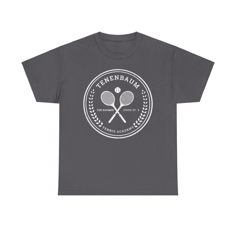 Load image into Gallery viewer, Tenenbaum Tennis Academy - The Tenenbaums Comedy Movie 2001 Racket Logo T-shirt
