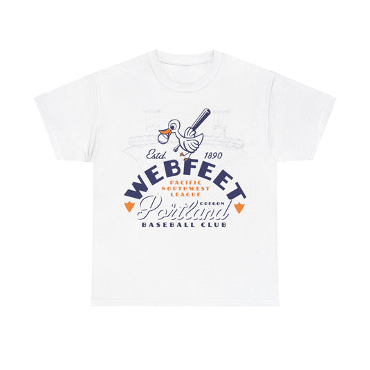 Portland Webfeet Est 1890 Oregon Baseball T-shirt