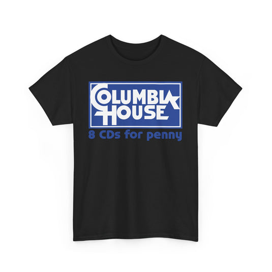 Columbia House 8 CDs for Penny Retro 90s Nostalgia T-Shirt