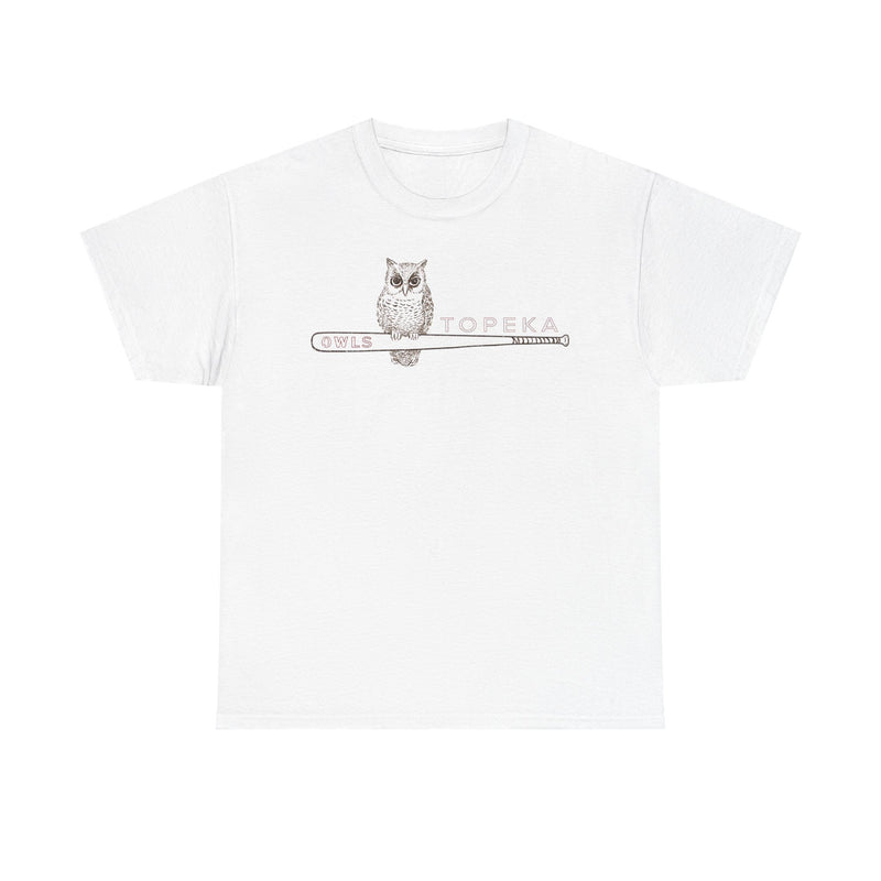 Load image into Gallery viewer, Topeka Owls Minor League Nostalgic Retro Baseball Team T-shirt
