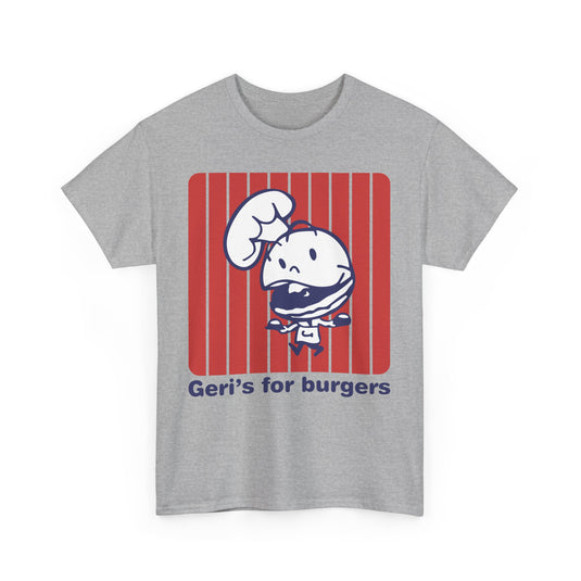 Geri's For Burgers Vintage Restaurant Chain Logo Diner T-Shirt