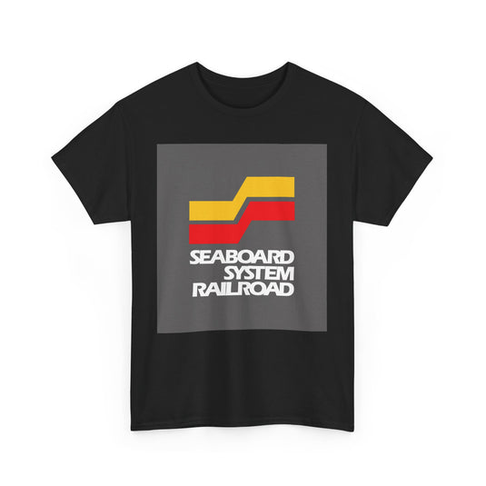 Seaboard System Railroad Logo Vintage Train Railway T-Shirt