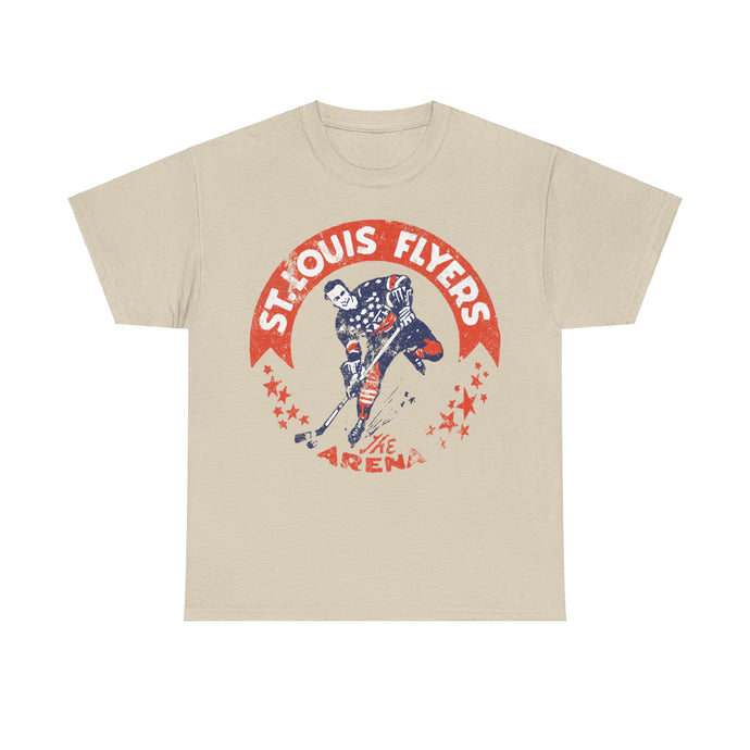 St Louis Flyers The Arena Missouri Hockey Team T-shirt