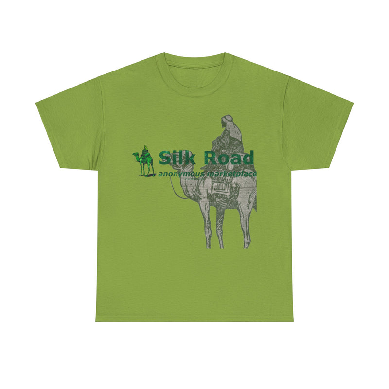 Load image into Gallery viewer, Silk Road Anonymous Marketplace Nostalgic Logo T-shirt
