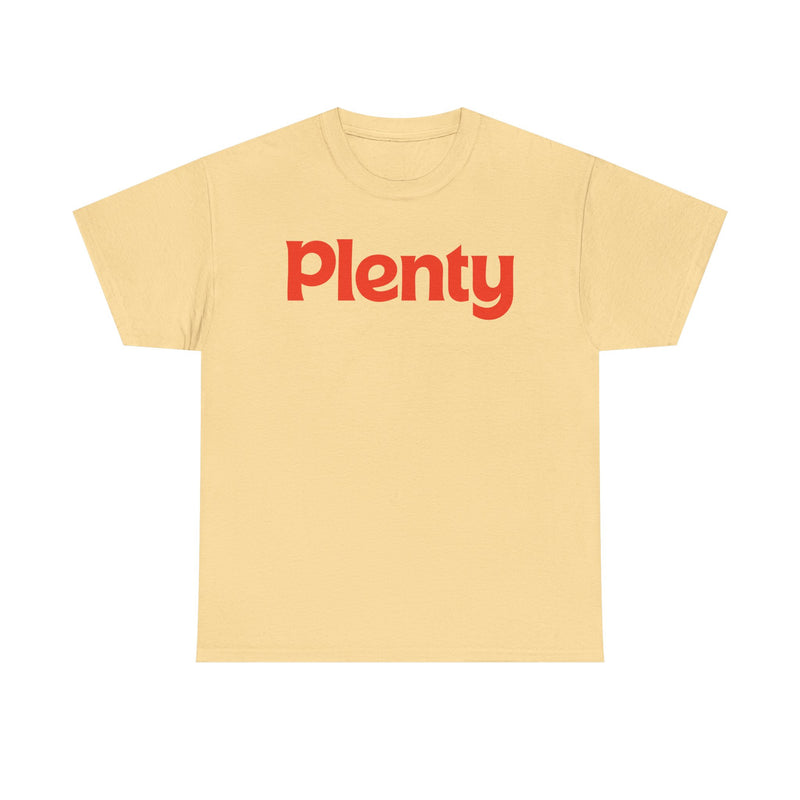 Load image into Gallery viewer, Plenty Unlimited T-Shirt Defunct Vertical Farming Bankrupt Company Logo Tee
