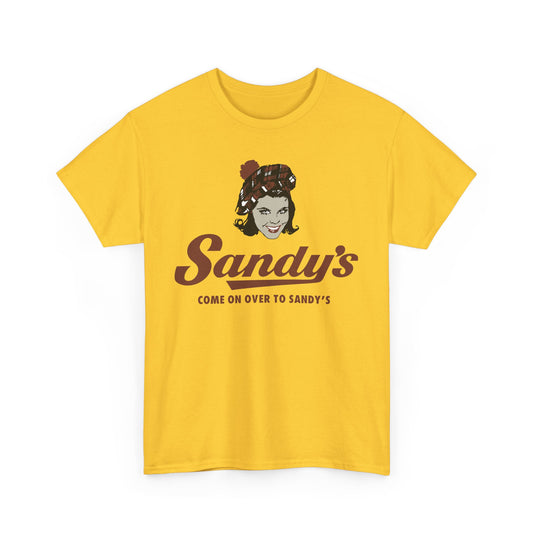 Sandy's Come On Over To Sandy's Vintage Restaurant Logo T-Shirt