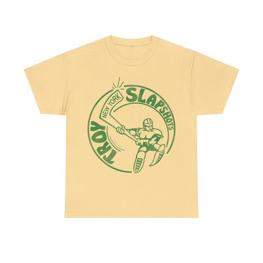 Troy Slapshots New York Hockey Team T-shirt