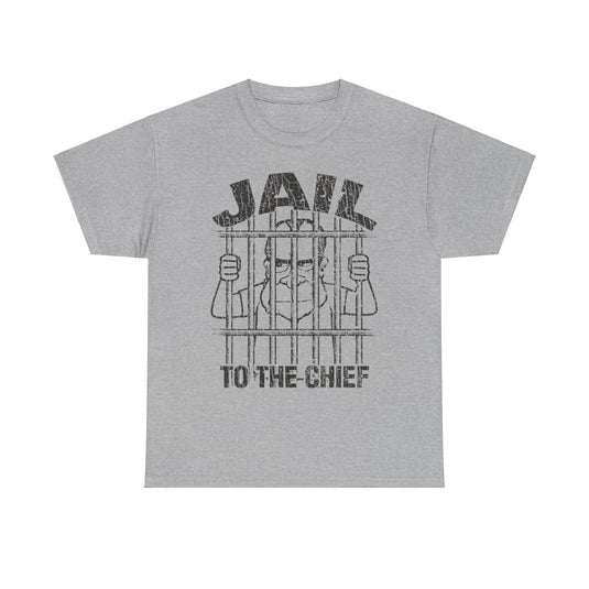 Jail to The Chief 1974 Richard Nixon Political T-shirt