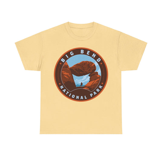 Big Bend National Park Texas Round Logo T-shirt