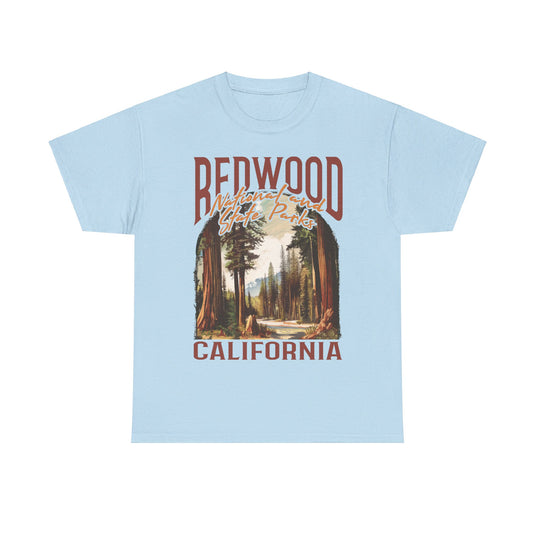 Redwood National Park California Poster Print T-shirt