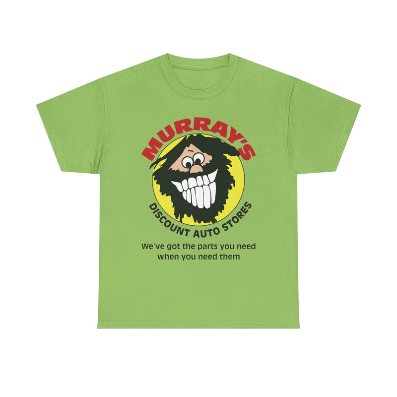 Load image into Gallery viewer, Murray's Discount Auto Stores Bearded Mascot We've Got The Parts T-shirt

