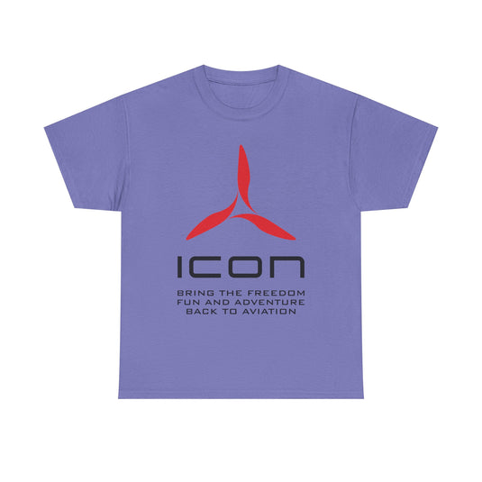 ICON Aircraft Defunct Aviation T-Shirt Fun Adventure Freedom Flying Pilot Tee