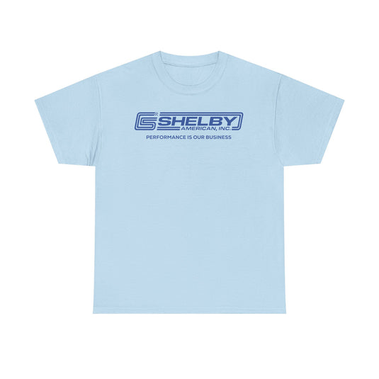 Shelby American Inc Performance Is Our Business Cobra Logo T-shirt