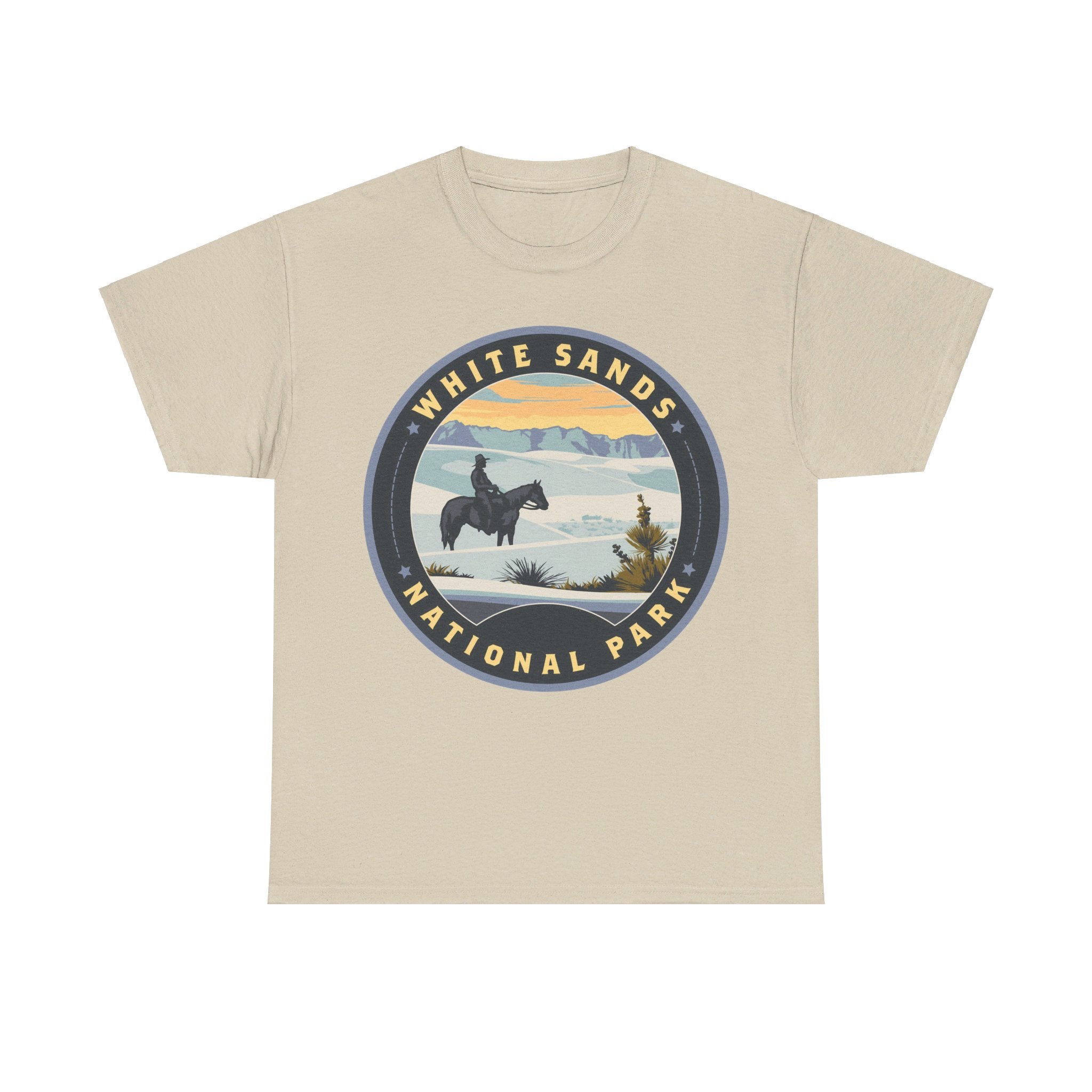 White Sands National Park New Mexico Round Logo T-shirt – Fizzled Brands