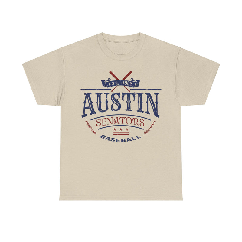 Load image into Gallery viewer, Austin Senators Est 1888 Texas Baseball T-shirt
