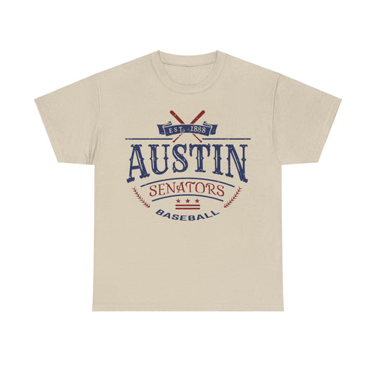 Austin Senators Est 1888 Texas Baseball T-shirt