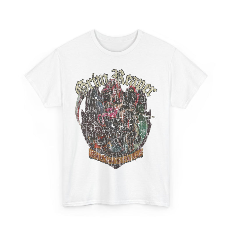 Load image into Gallery viewer, See You in Hell 1983 British Metal Rock Band Grim Reaper T-shirt
