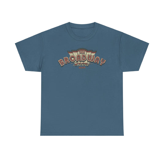 The Broadway Detroit 1975 Michigan Luxury Clothing Store T-shirt