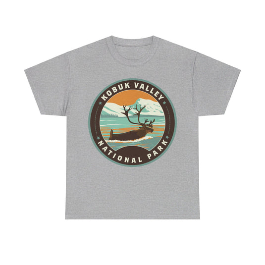 Kobuk Valley National Park Alaska Round Logo T-shirt