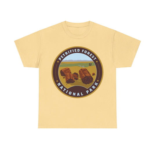 Petrified Forest National Park Arizona Round Logo T-shirt