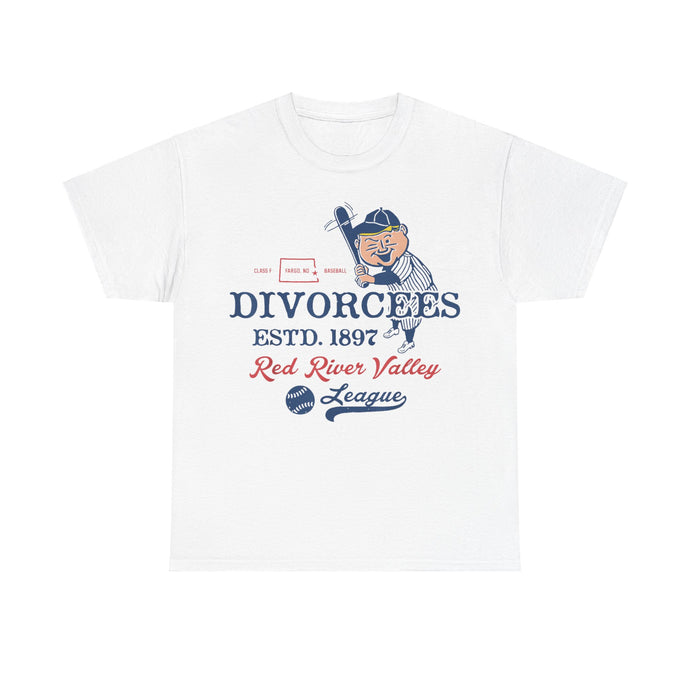 Fargo Divorcees North Dakota Nostalgic Retro Baseball Team T-shirt