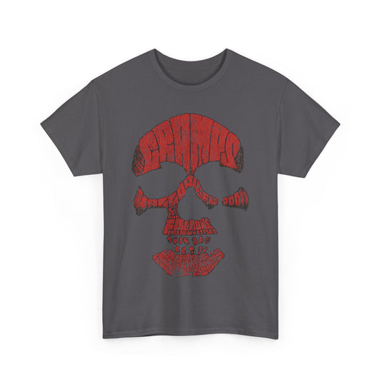 The Cramps Halloween Red Skull Logo T-shirt