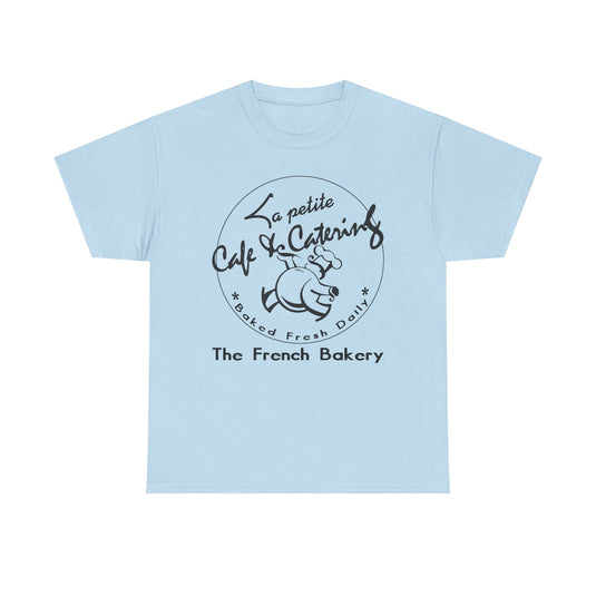 La Petite Cafe & Catering French Bakery Vintage Logo Classic Food T-Shirt