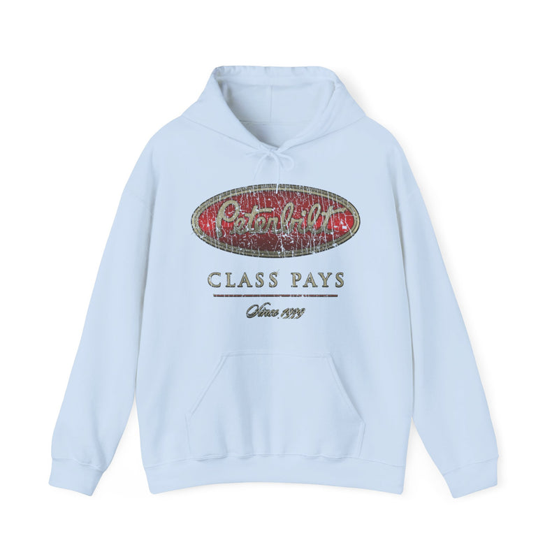 Load image into Gallery viewer, Peterbilt Class Pays 1939 Trucking Nostalgic Pullover Hoody
