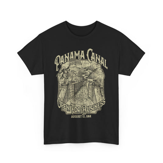 Panama Canal Open For Business 1914 Advertising T-shirt
