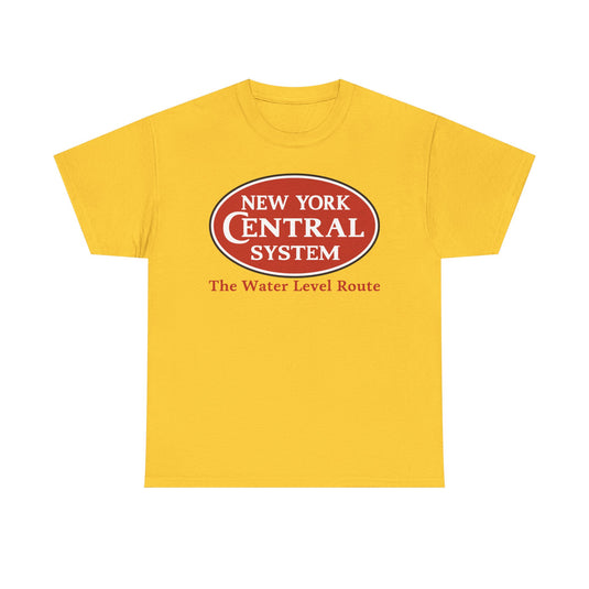 New York Central Water Level Route Railroad Logo Vintage T-Shirt