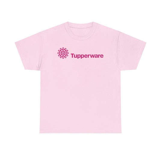 Tupperware Brands T-Shirt Bankrupt Kitchen Storage Company Logo Tee