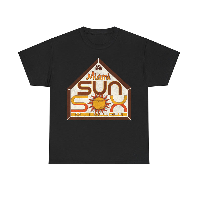 Load image into Gallery viewer, Miami Sun Sox Nostalgic Retro Baseball Team T-shirt
