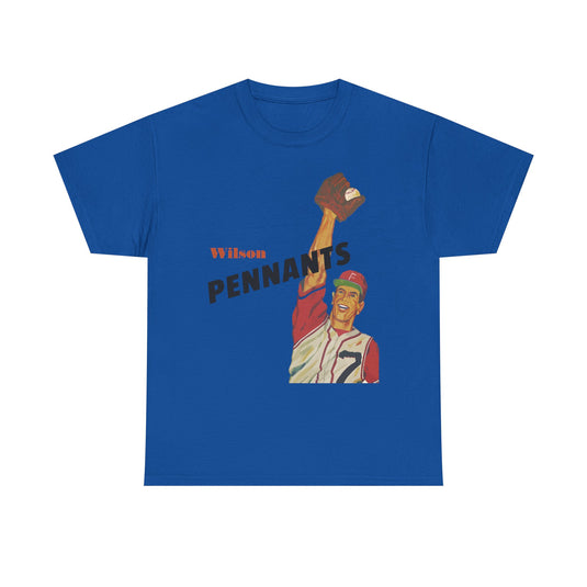 Wilson Pennants Baseball 1973 North Carolina T-shirt
