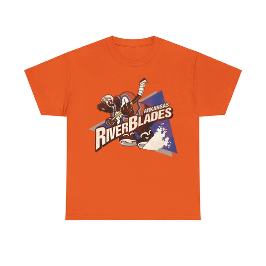 Arkansas Riverblades Logo Hockey Team T-shirt