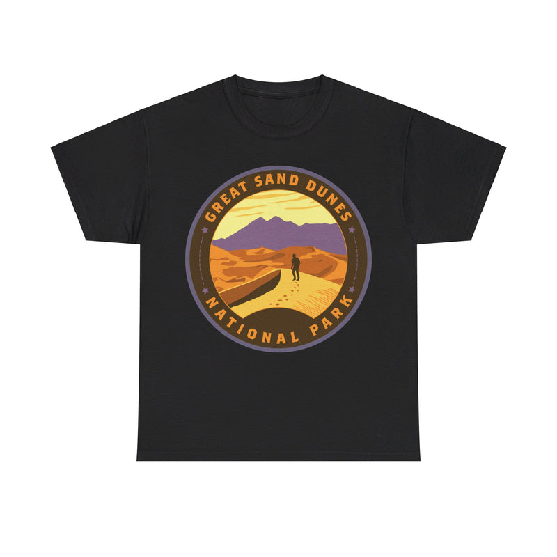 Load image into Gallery viewer, Great Sand Dunes National Park Colorado Round Logo T-shirt
