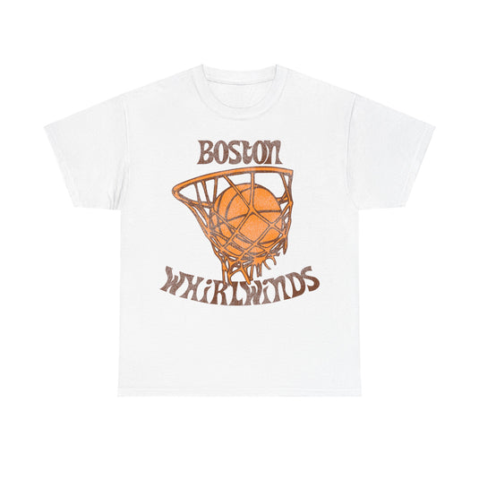 Boston Whirlwinds Basketball Team Nostalgic Retro T-shirt