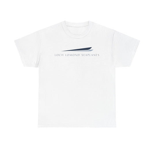 Loch Lomond Seaplanes Scottish Aviation Logo T-Shirt Rare