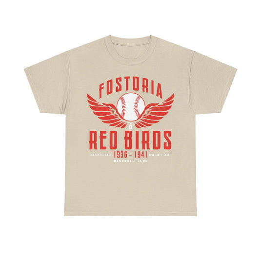 Fostoria Red Birds Est 1936 Ohio Baseball T-shirt